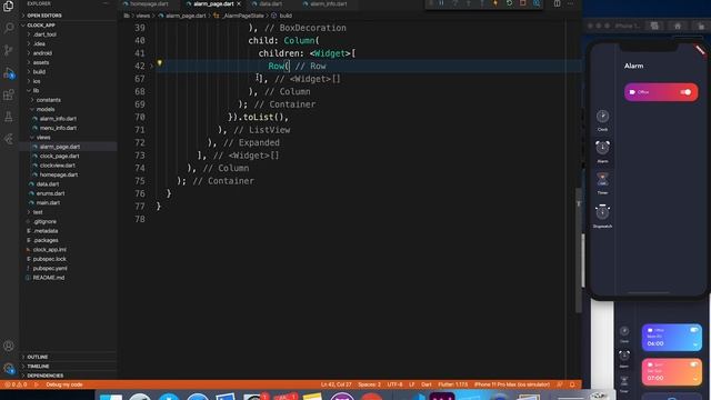 Flutter ListView Tutorial | Clock App (Episode-4) смотреть онлайн