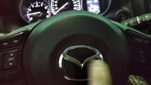 Мазда СХ-5 Замена эмблемы руля (Результат) ч.2