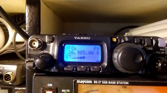 Тест Yaesu FT-817ND после раскрытия и замены микрофона смотреть онлайн