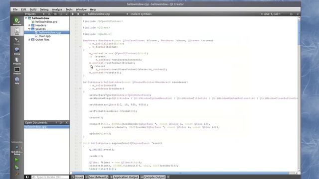 Qt Creator running on Wayland смотреть онлайн