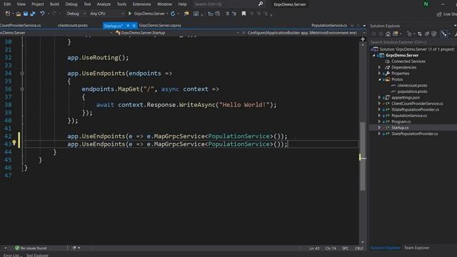 gRPC Server Stream in ASP.Net Core 3.0 смотреть онлайн