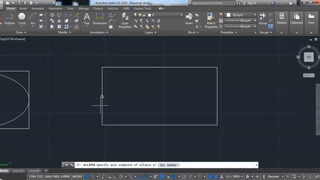 AUTOCAD 2017 2D CONSTRUCTION RAY ELLIPS DONUT смотреть онлайн