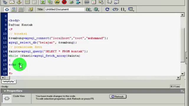 Belajar PHP dan MySQL - Menampilkan Data (Video 3) смотреть онлайн