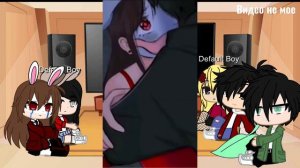 Реакция майнкрафт но в меня влюбился хуляган школы||реакция на руню || 1 часть