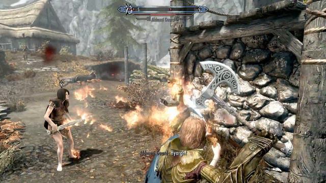 Skyrim: Pissing off the Thalmor wearing Stormcloak Armor смотреть онлайн