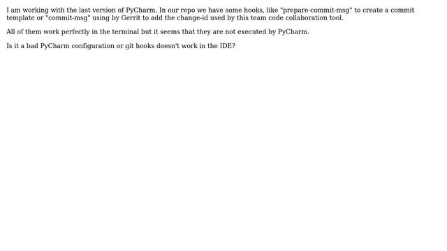 Git prepare-commit-msg hook seems not work in PyCharm смотреть онлайн