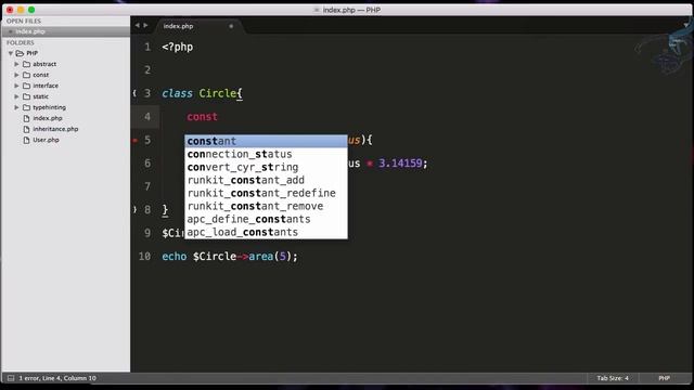 OOP PHP | Constant and Their Uses #13 смотреть онлайн