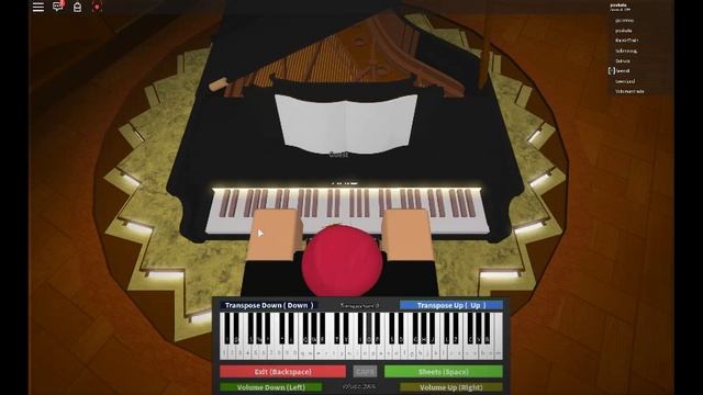 ROBLOX Virtual Piano - Katyusha World War II song смотреть онлайн