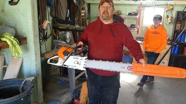 chainsaws That I have acquired . with a cold start. смотреть онлайн