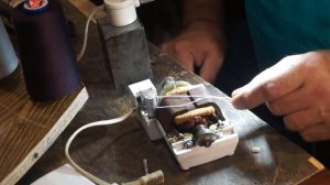 Оверлок 208 класс (  Rimoldi-27).Установка электропривода ТУР-2 от ш/м.