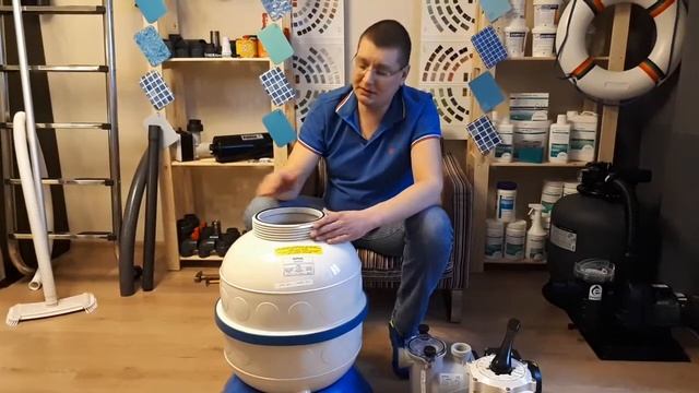 Монтаж песочного фильтра для бассейнов Granada GTN406-33 Kripsol. Песчаный фильтр насос бассейна смотреть онлайн