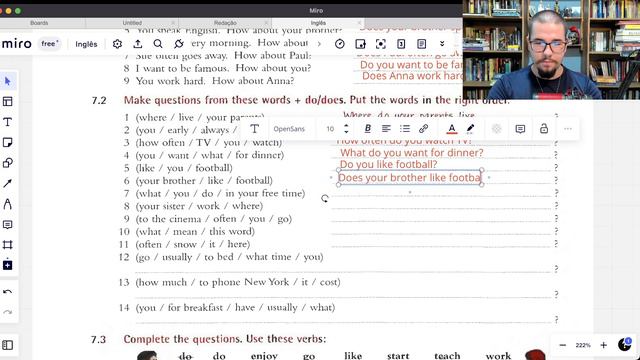Simple Present Questions - Exercícios - Inglês | Essential Grammar In Use | Prof. Mateus Teixeira смотреть онлайн