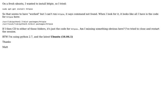 Installing python-based tools (httpie) смотреть онлайн