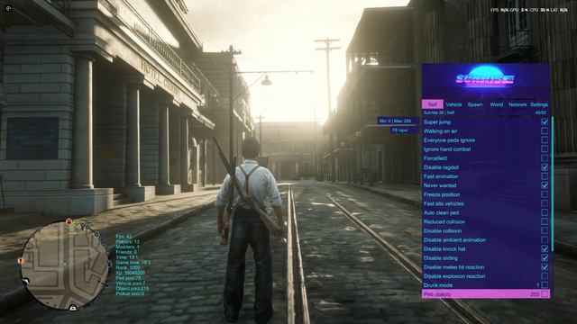 Sunrise Mod Menu Showcase One Of The Best Recovery New For Red Dead Redemption 2