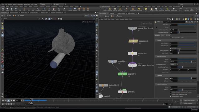 6. Creating Snow And Wersand With Pop Grain