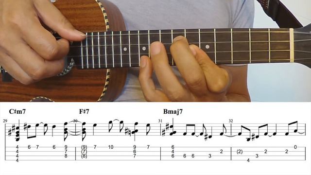 This Masquerade (Leon Russell) [Ukulele Fingerstyle] Play-Along with Tabs *PDF available смотреть онлайн