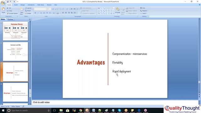 Compute Engine, App Engine, Kubernetes Engine | Google Cloud Platform | Quality Thought смотреть онлайн