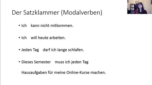 Bite Sized Review: Der Satzklammer - Word Order with Modal Verbs in Present Tense смотреть онлайн