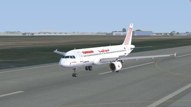 FSX Tunisair Landing Tunis Carthage Airport (HD) смотреть онлайн