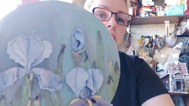 Приглашение МК Панно Ирисы смотреть онлайн