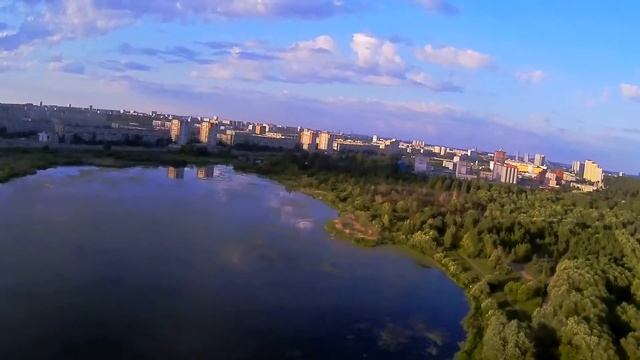 Парк, река Миасс (28.06.2014) смотреть онлайн