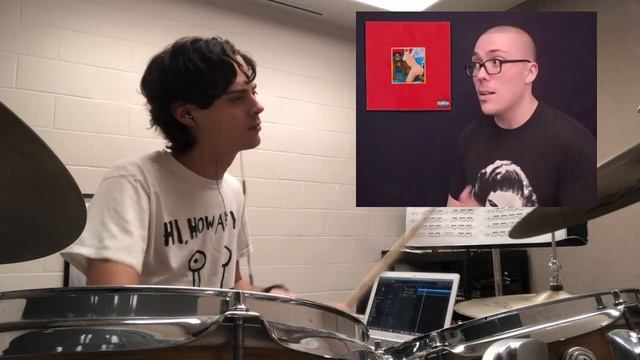 Anthony Fantano's "My Beautiful Dark Twisted Fantasy" Review but with drums смотреть онлайн
