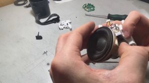 Разборка и ремонт динамика Sony SRS-XB13