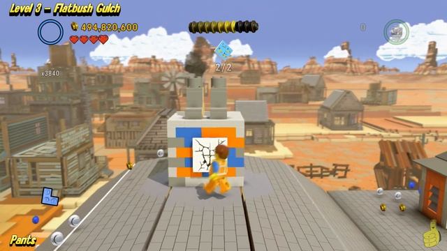 The Lego Movie Videogame: Level 3 Flatbush Gulch - FREE PLAY - (Pants & Gold Manuals) - HTG смотреть онлайн