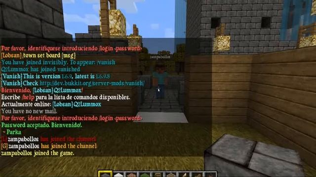 Configurar los permisos en Towny смотреть онлайн