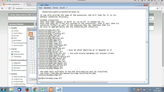 Contao: SOAP-Erweiterung nicht geladen смотреть онлайн
