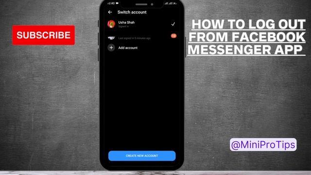 How to Log Out from Facebook Messenger App? смотреть онлайн