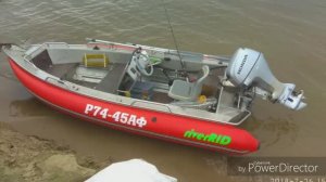 Вельбот 37 с RID баллонами покатушки 2018 ( надувные борта).mp4