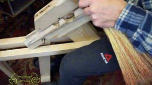 Вяжем веник из сорго.Часть 1