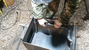 ВАРИМ КОТЁЛ ОТОПЛЕНИЯ С ДВУМЯ ДОЖИГАМИ ПИРОЛИЗНЫХ ГАЗОВ НА 200 КВ.М