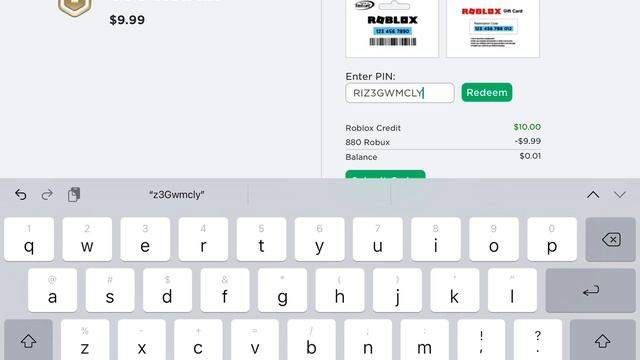 Redeeming 10$ roblox gift card (sorry for the fan ) смотреть онлайн