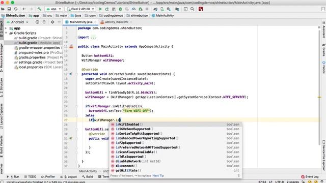 Android Wifi Manager - How to Enable/Disable WiFi Programmatically смотреть онлайн