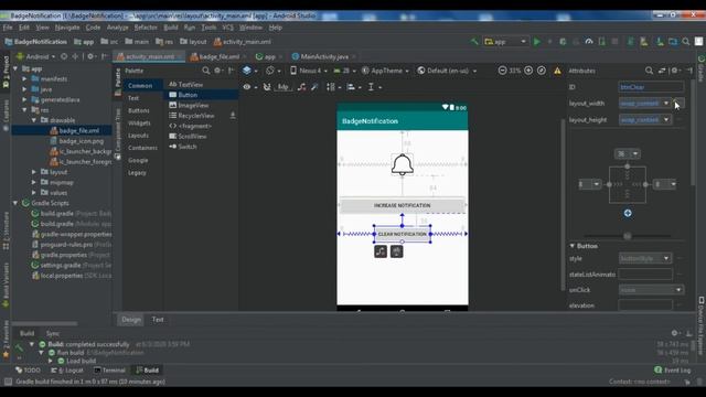 Android Studio Creating Notification Badge смотреть онлайн