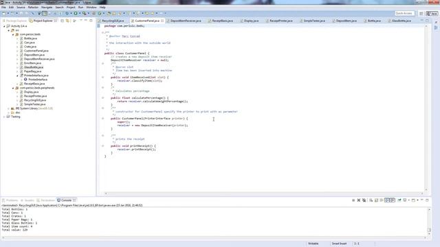 Recycling Machine Java Code Review смотреть онлайн
