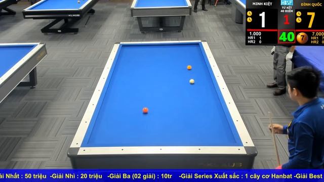 Series 13 điểm cơ thủ Đình Quốc (NĐQ) |Giải Billiard 3C Cúp Kim Chi năm 2023 смотреть онлайн