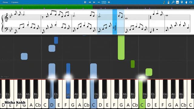 Долгая дорога в дюнах - Раймонд Паулс [Piano Tutorial | Sheets | MIDI] Synthesia смотреть онлайн