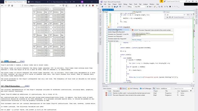 Chip-8 Interpreter in C# - 8/15 - Font and Drawing смотреть онлайн