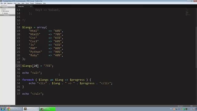 [ Learn PHP 5 In Arabic ] #33 - Array Associative смотреть онлайн