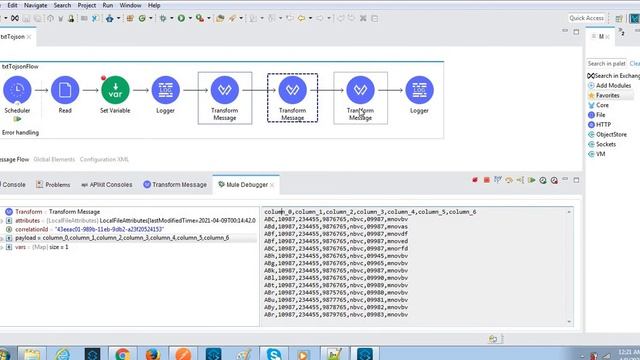 Read a large flatfile csv file and convert into json output in mule4 смотреть онлайн