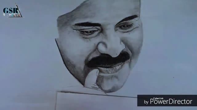 Power Star (PAWAN KALYAN) Agnyaathavaasi Look Drawing смотреть онлайн
