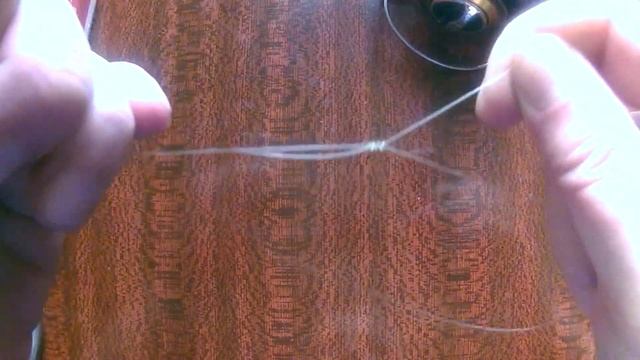 Как надёжно привязать леску или шнур к шпульке катушки. смотреть онлайн