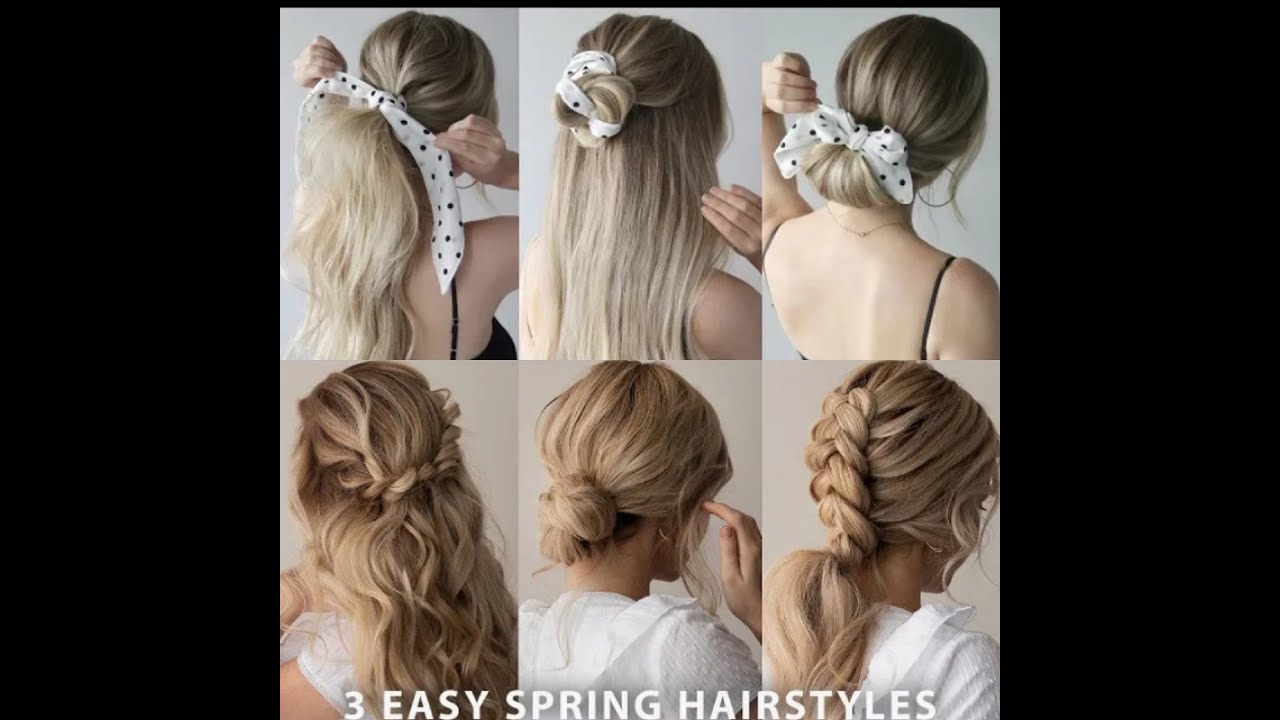 ПРОСТЫЕ ПРИЧЁСКИ И ЛЕГКИЕ ЛЕТНИЕ ПРИЧЕСКИ С ШАРФОМ смотреть онлайн