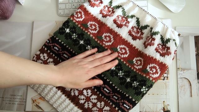 ПРОЦЕССЫ ВЯЗАНИЯ Выпуск 1 | Ажурная шаль из мохера | Осенний ЖАККАРД | Ажурный джемпер с листиками смотреть онлайн
