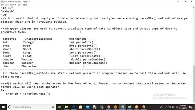 Reading Input Using BufferedReader class in Java | JAVA ONLINE SESSION11 |Programming by Bindu смотреть онлайн