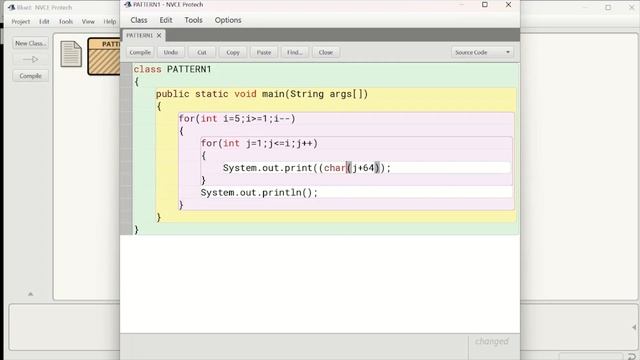 Square Pattern in Java || ICSE Class 10 Character Pattern in Java смотреть онлайн