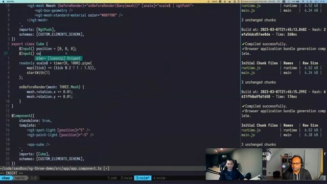 Angular and Angular Three with Chau смотреть онлайн
